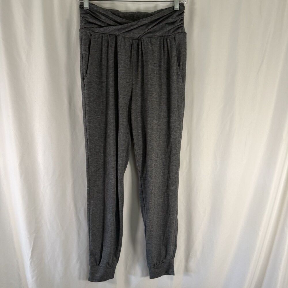 Halara Joggers Women's Small Heathered Grey Pull On Pockets High Rise
